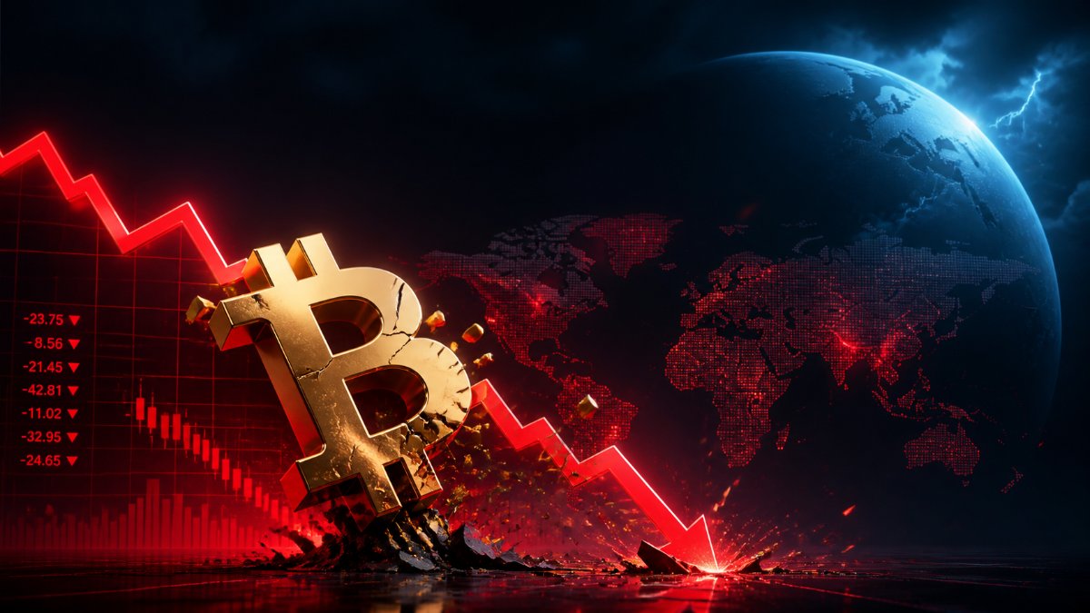 Bitcoin pod tlakem geopolitiky: pád pod 73 000 dolarů